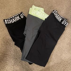 3 Pairs of Gymshark Leggings- Small